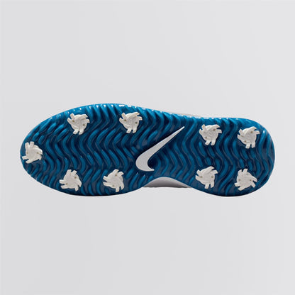 Victory Pro 4 Spiked Golf Shoes Summit White/Obsidian/Court Blue