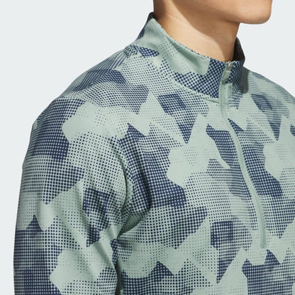 Men's adidas Go-To Printed Quarter-Zip Pullover