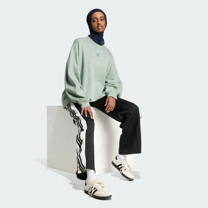 Women's adidas Essentials Fleece Long Oversized Crew Sweatshirt
