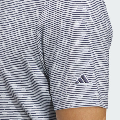 Men's adidas Go-To Printed Stripe Polo Shirt