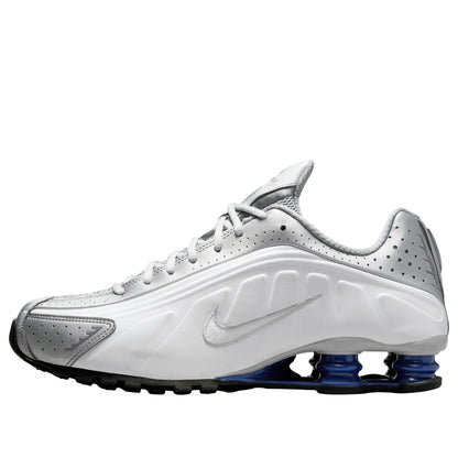 Nike Shox R4 Metallic Silver Deep Royal Blue